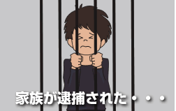 家族が逮捕された・・・