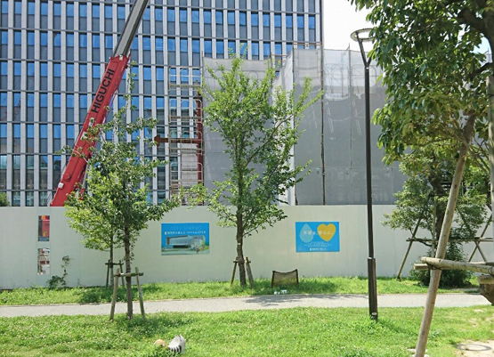 新弁護士会館（六本松）工事フェンスへの広報パネル設置のお知らせ